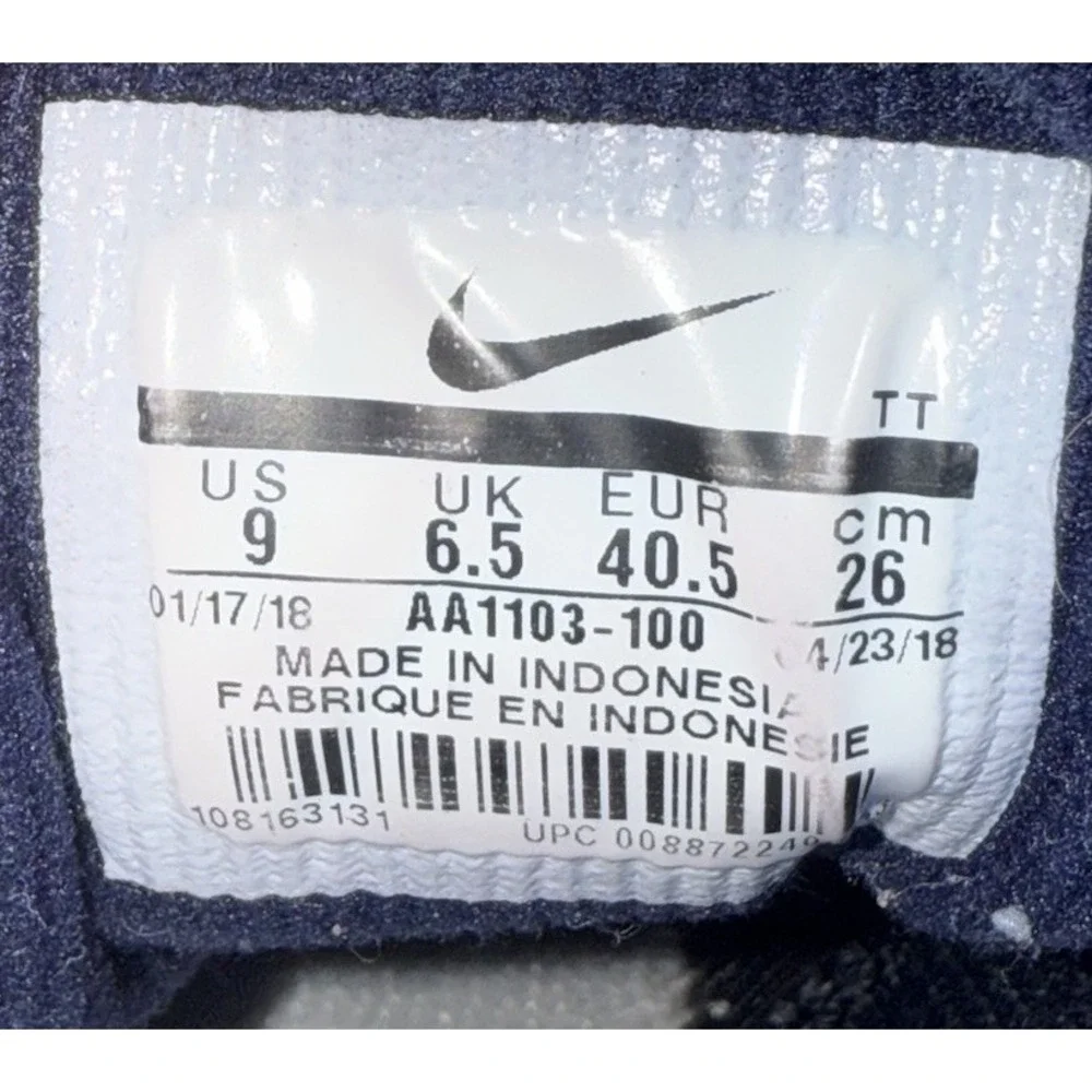 Nike Air Max 95 LX‎ White/Blackened Blue-Red Crush US Women 9 AA1103-100